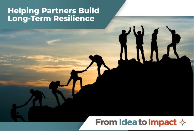 Helping Partners Build Long-Term Resilience